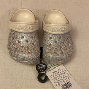 CROCS Kids Glitter Clogs - Shimmering Multicolor